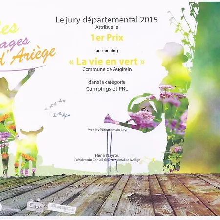 Camping Camping Jardin La Vie En Vert En Ariege *